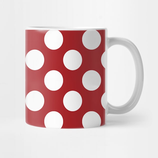 Red Polka Dots, Polka Dot Pattern, Dots, Dotted by Jelena Dunčević